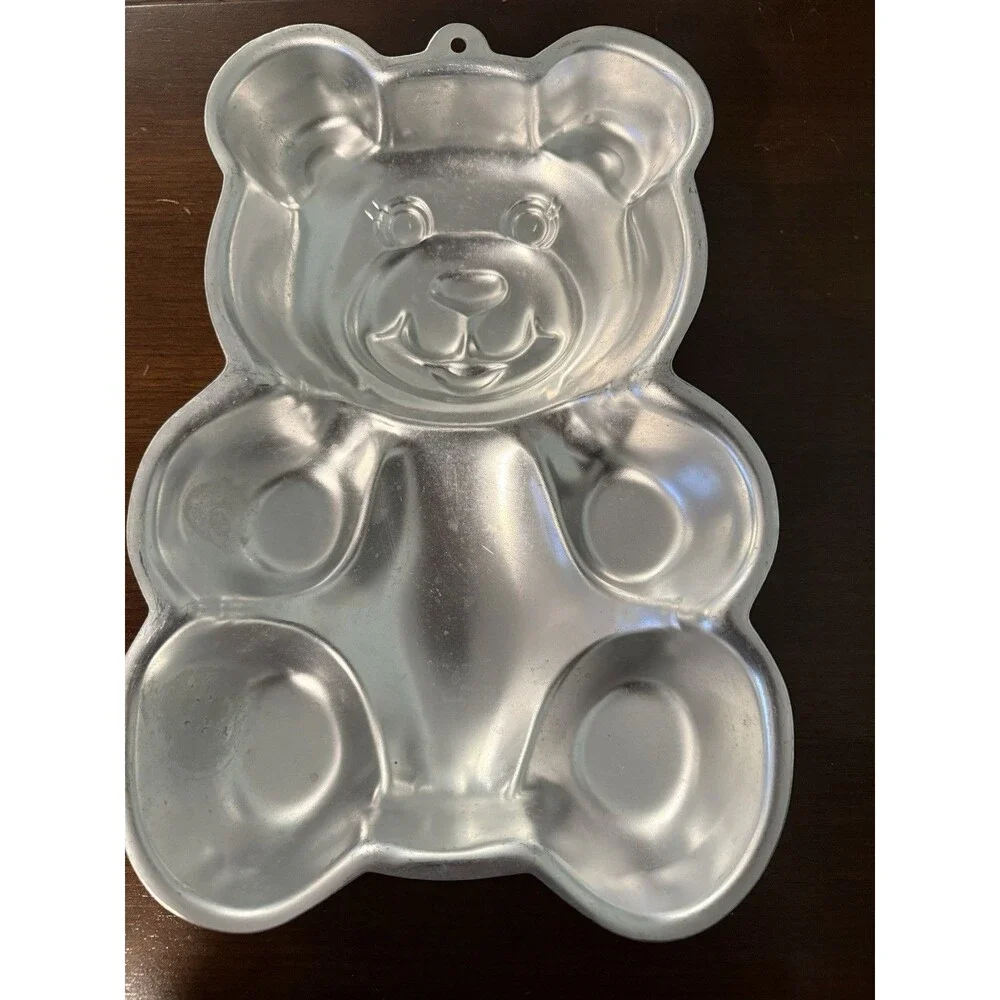 Vintage 1986 Wilton Teddy Bear Cake Pan #2105-9402 Aluminum